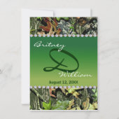 Camo Wedding Invitations Kaart (Voorkant)