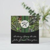 Camo Wedding Invitations Kaart (Staand voorkant)