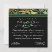 Camo Wedding Invitations Kaart (Achterkant)