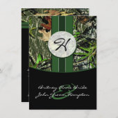Camo Wedding Invitations Kaart (Voorkant / Achterkant)