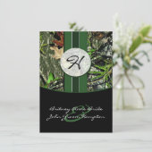 Camo Wedding Invitations Kaart (Staand voorkant)