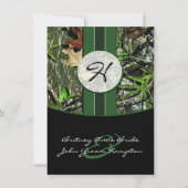 Camo Wedding Invitations Kaart (Voorkant)