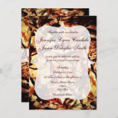 Camo Wedding Invitations Rustic Country Camouflage Kaart (Voorkant / Achterkant)