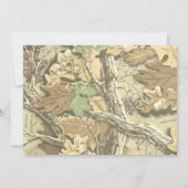 Camo Wedding Uitnodiging (Achterkant)