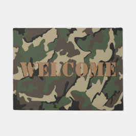  Camo WELCOME Doormat, 18 x 24 inch Deurmat