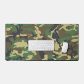 Camo Woodland Bureaumat (Keyboard & Muis)
