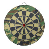 Camo Woodland Camouflage Dartbord (Voorkant)