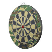 Camo Woodland Camouflage Dartbord (Voorkant Rechts)