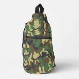 Camo Woodland Sling Bag