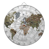 CAMO WORLD ATLAS MAP DARTBORD (Voorkant)