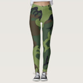 Camo Yoga Pants, Fun Leggings (Voorkant)