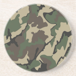 Camo, Zandsteen Drink Coasters Onderzetter
