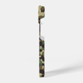 Camocamouflagepatroonmonogram initialen iPhone hoesje (Linkerkant)