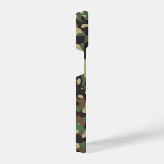 Camocamouflagepatroonmonogram initialen iPhone hoesje (Rechterkant)