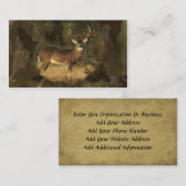 Camoflage Grunge Big Buck - Visitekaartje (Voorkant / Achterkant)