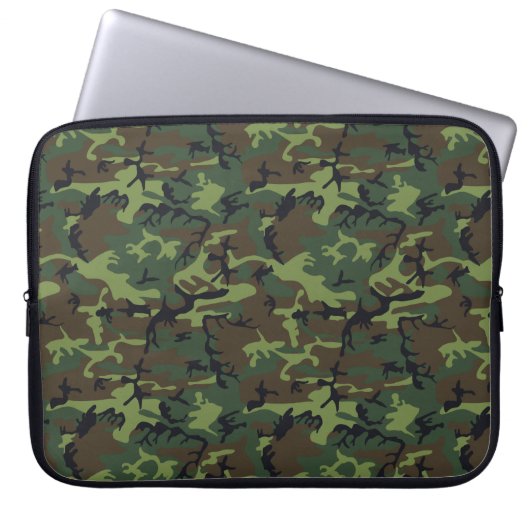 CAMOFLAGE HUNDING LAPTOP SLEEVE (Voorkant)