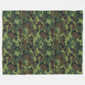 CAMOFLAGE HUNTING PATTERN FLEECE DEKEN (Voorkant (Horizontaal))