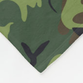 CAMOFLAGE HUNTING PATTERN FLEECE DEKEN (Hoek)