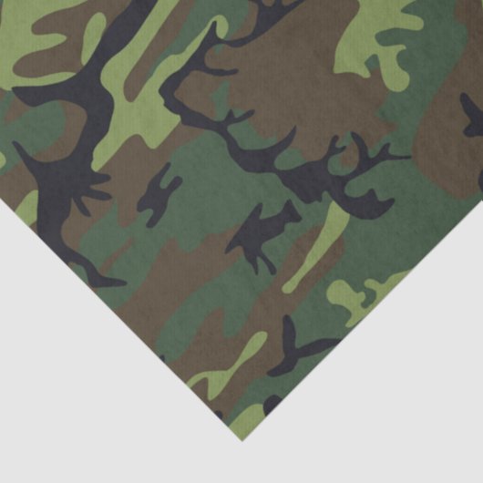 CAMOFLAGE HUNTING PATTERN TISSUEPAPIER (Detail)