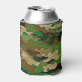 Camoflage Koelbox Groen Bruin Beige Blikjeskoeler