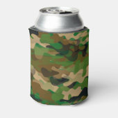Camoflage Koelbox Groen Bruin Beige Blikjeskoeler (Blikje Achterkant)