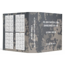 Camoflauge ACU Class Notes, op maat gesneden