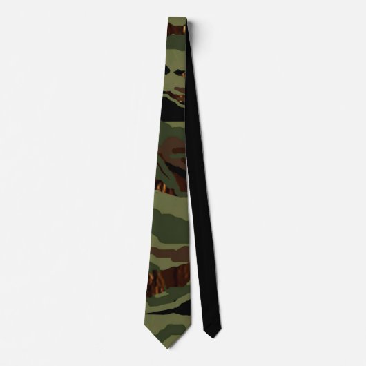 Camoflauge Design-Army Groen Stropdas (Voorkant)