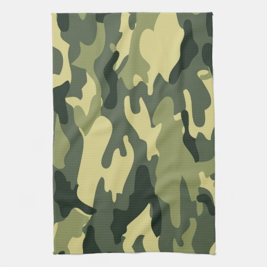 Camoflauge Kitchen Towel Theedoek (Verticaal)