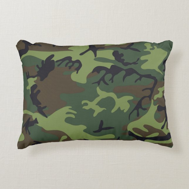 CAMOFLAUGE PATROON ACCENT KUSSEN (Voorkant)
