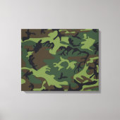 CAMOFLAUGE PATROON CANVAS AFDRUK (Voorkant)
