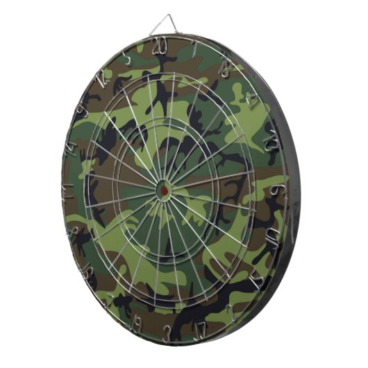 CAMOFLAUGE PATROON DARTBORD (Voorkant Rechts)