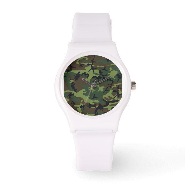 CAMOFLAUGE PATROON HORLOGE (Voorkant)
