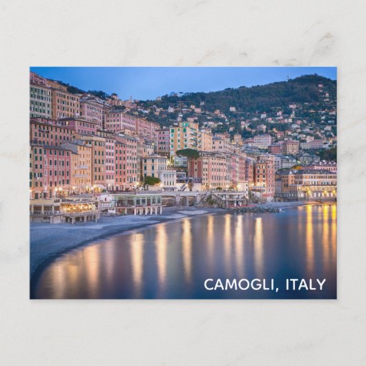 Camogli Italië - Foto van Sunset Travel Briefkaart (Voorkant)