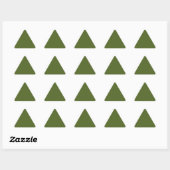 Camogroen (vaste kleur) sticker (Vel)