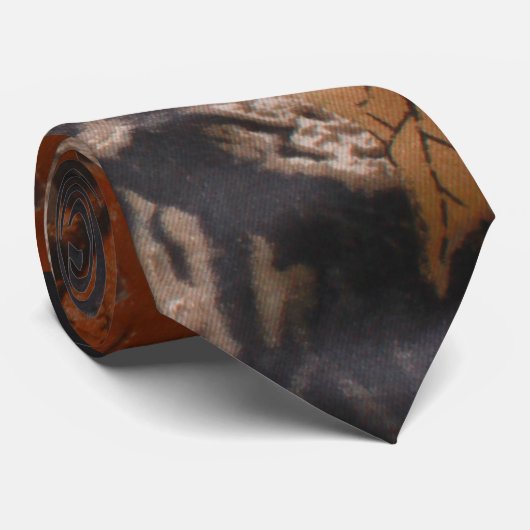 Camojagers Camouflage Real Leaf Mannen Stropdas (Opgerold)