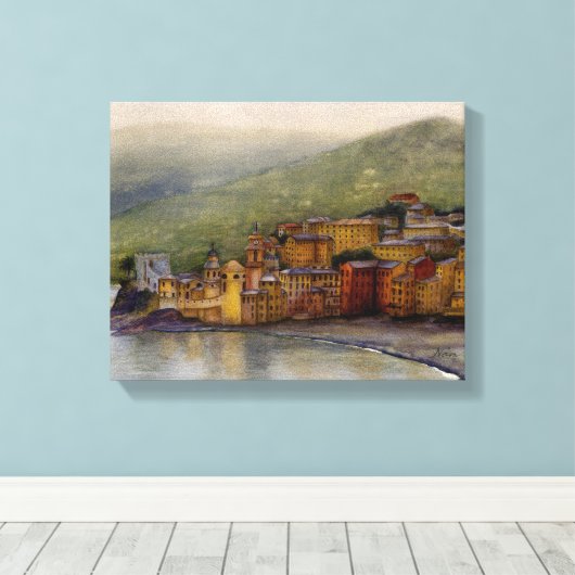 Camolgi, Italië verpakt canvas print (Insitu (Houten vloer))