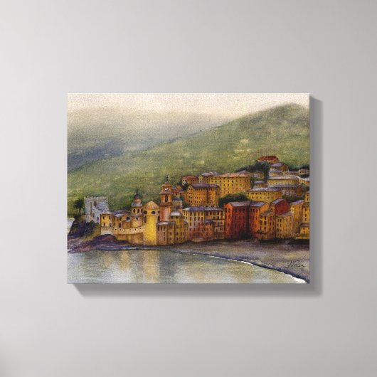 Camolgi, Italië verpakt canvas print (Voorkant)