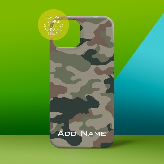 Camopatroonpatroon voor jagers of militairen met n Case-Mate iPhone case
