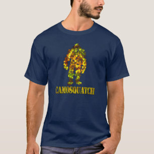 CamoSquatch: Bobo zal nooit een Bigfoot vinden T-shirt
