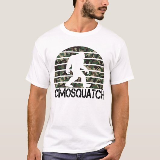 Camosquatch Grappige Bigfoot T-shirt (Voorkant)