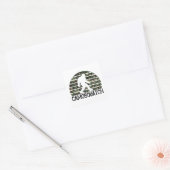 Camosquatch Grappige Bigfoot Vierkante Sticker (Envelop)