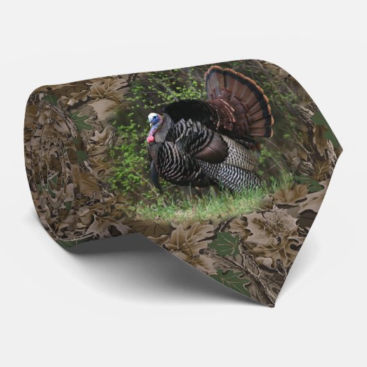 CamoTurkey Strut Stropdas (Opgerold)