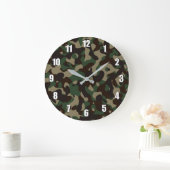 Camouflaed Wall Clock Grote Klok (Huis)