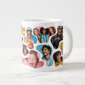 Camouflage 14 Photo Mug Grote Koffiekop (Voorkant rechts)