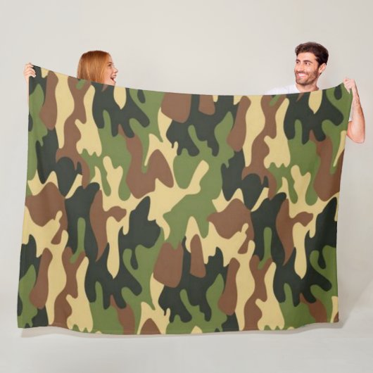 Camouflage 1 60x80 fleece deken (In situ)