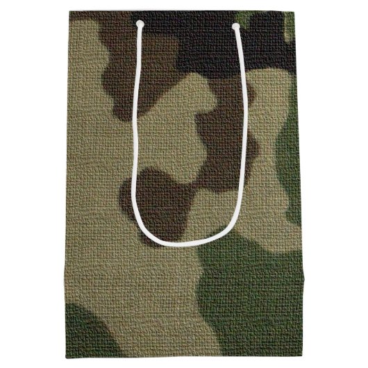 Camouflage 1 medium cadeauzakje (Achterkant)