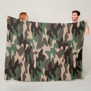 Camouflage 2 60x80 fleece deken
