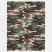 Camouflage 2 60x80 fleece deken (Voorkant)