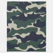 Camouflage 6 60x80 fleece deken (Voorkant)