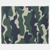 Camouflage 6 60x80 fleece deken (Voorkant (Horizontaal))